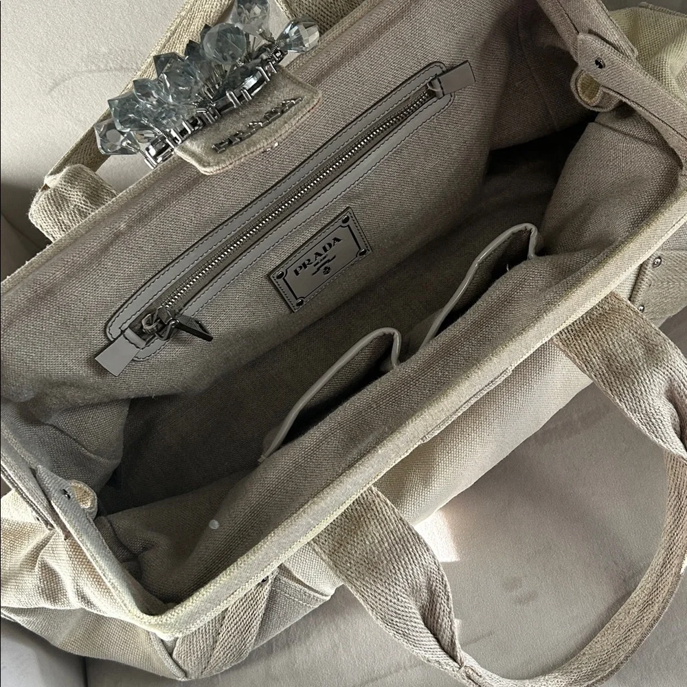 PRADA Mistolino Canvas Bag with Strap - Picture 14 of 16